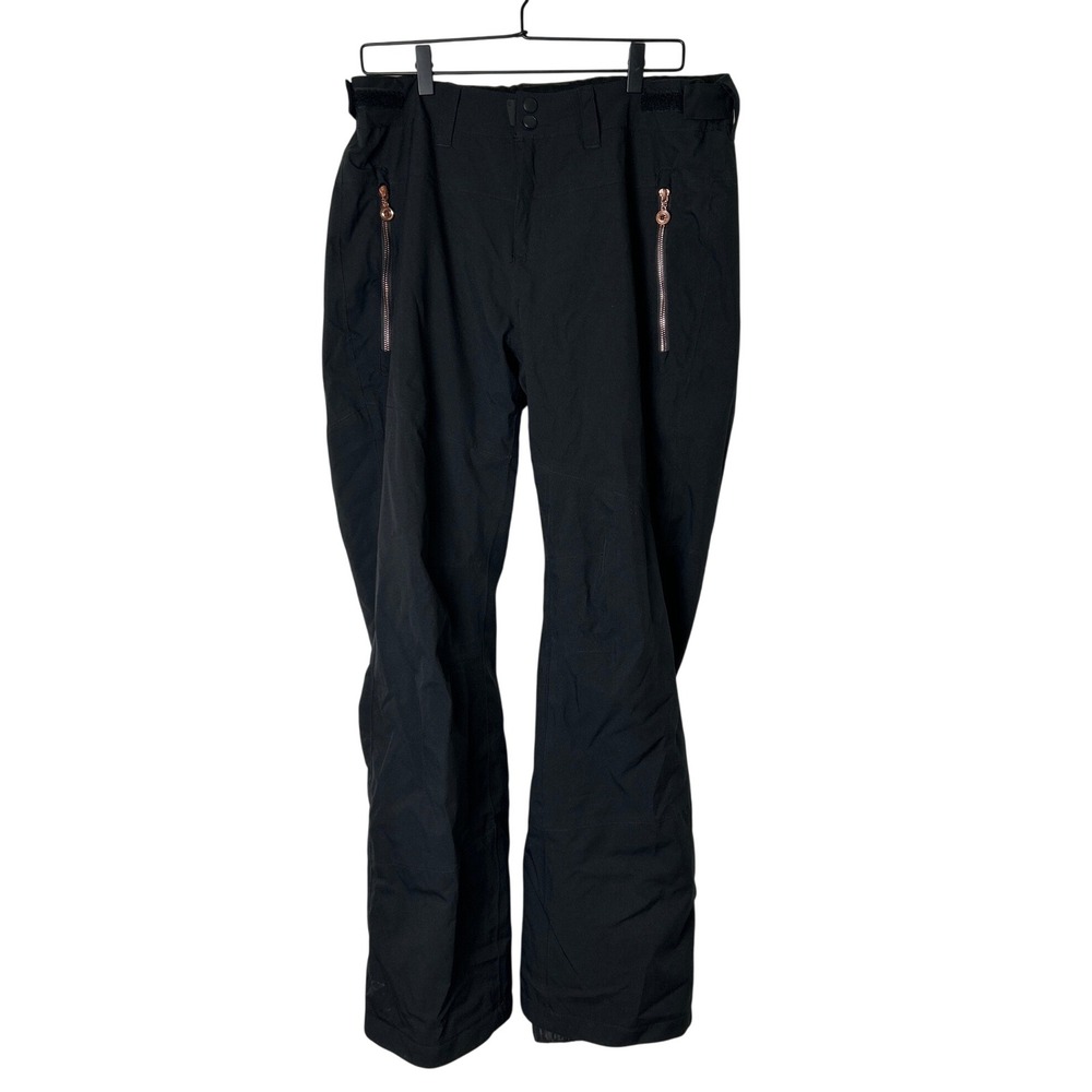 Liquid Womens Insulated Ski Snowboard Pants Size Large Black Winter Sports Snow
